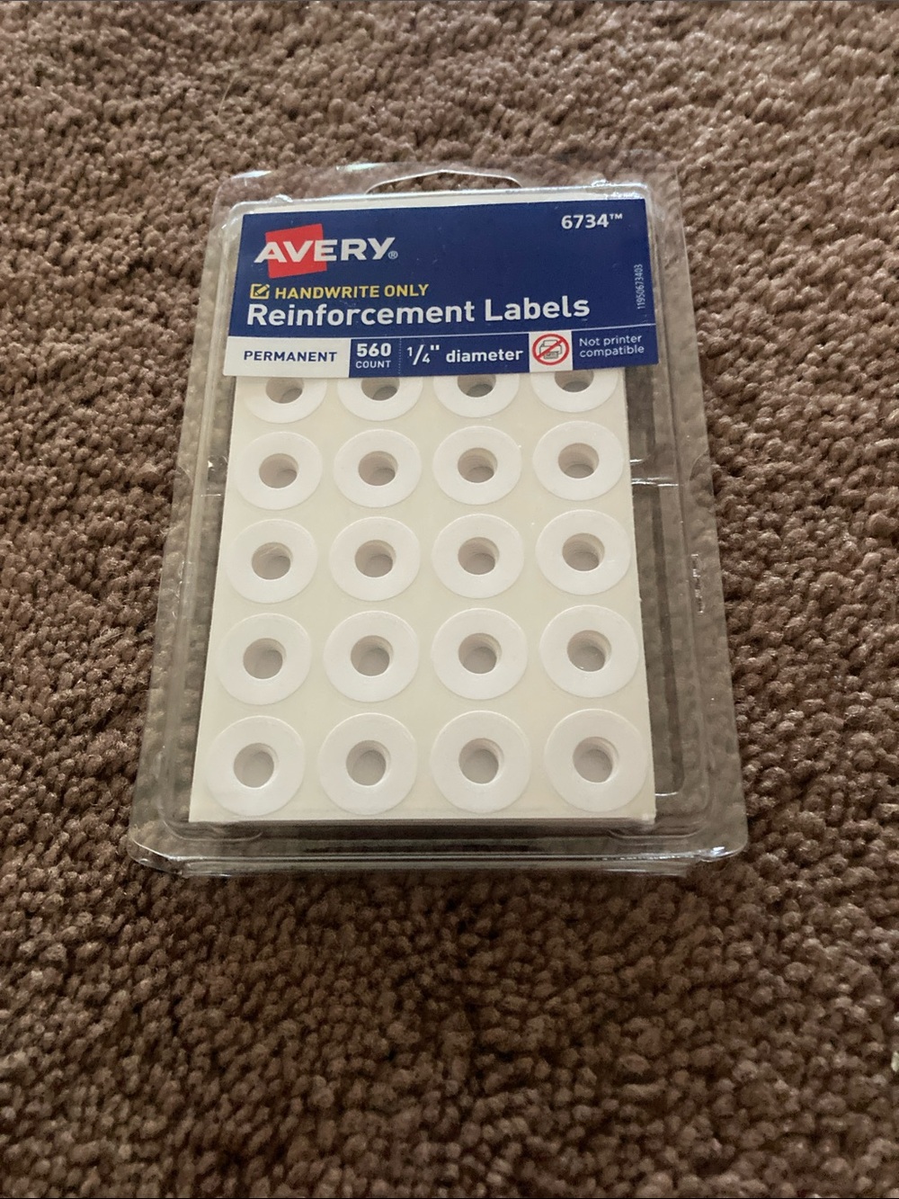 Avery reinforcements labels